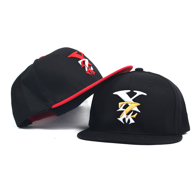 XZM 블랙레드 스냅백 동호회맞춤모자