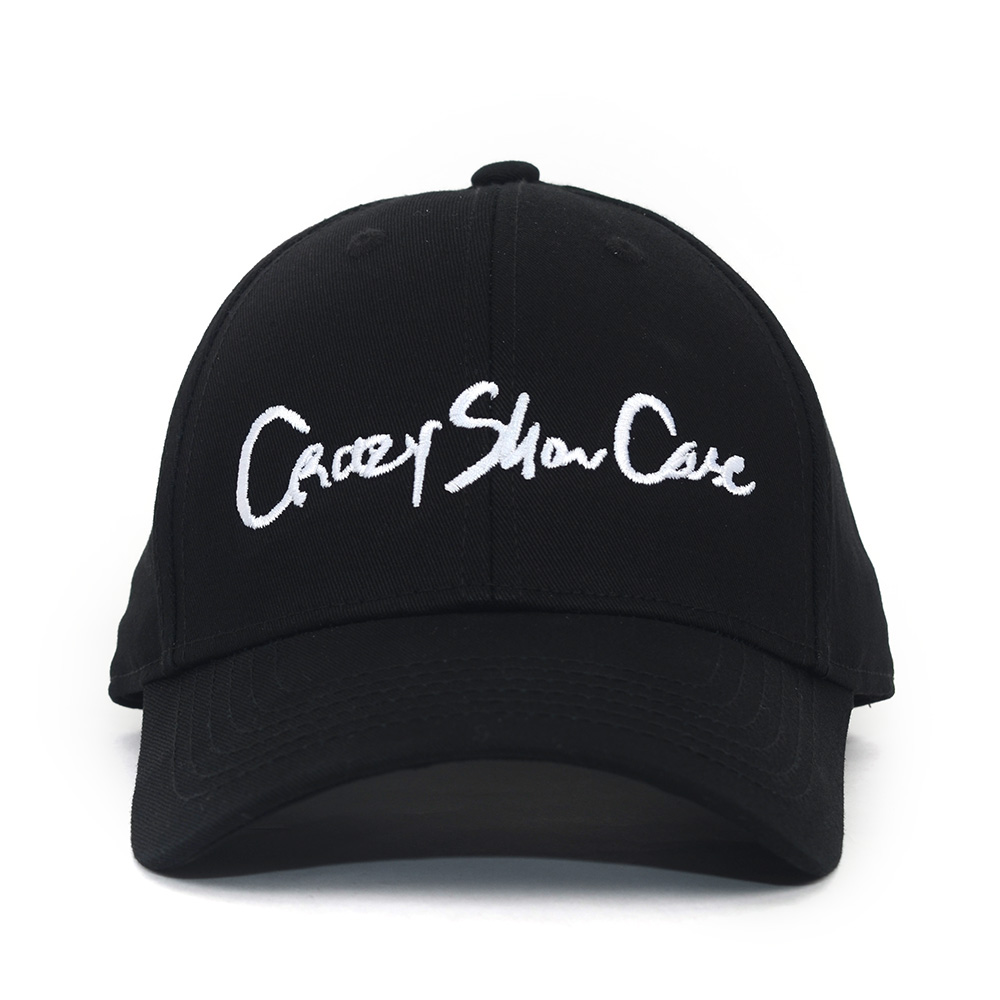 개인커스텀 영문 블랙야구모자제작